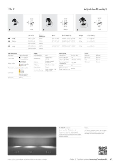 ION R Adjustable Downlight | Unios